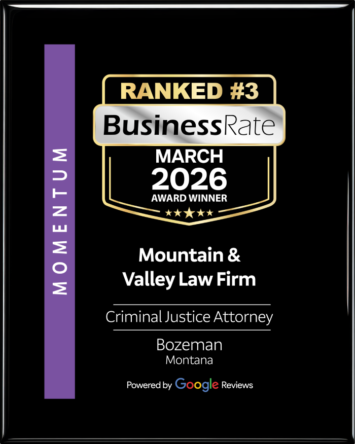 Mountain Valley Law Firm Plaque Image